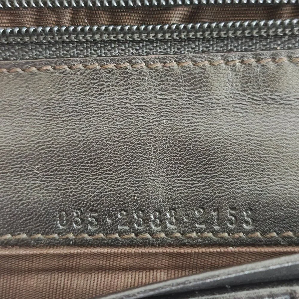 Vintage GUCCI Canvas Continental Wallet - Picture 14 of 15